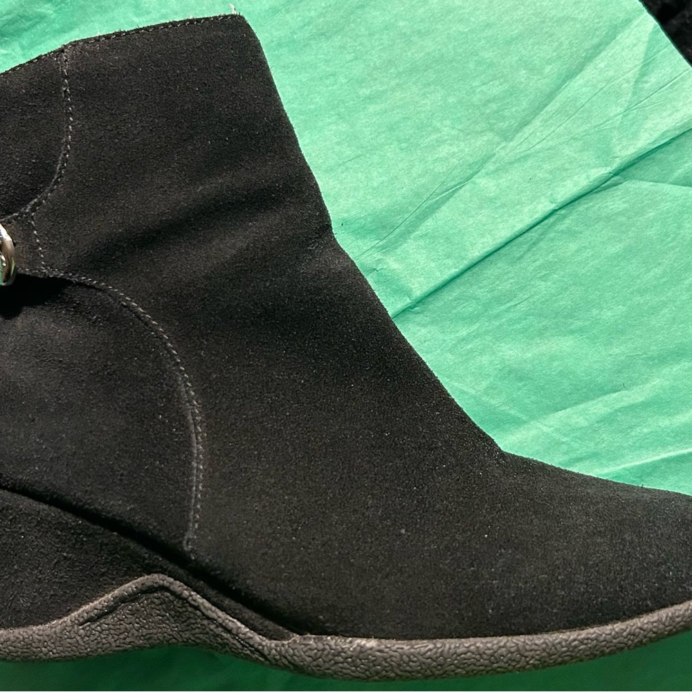 Black Suede Boots sz 8                              PERFECT CONDITION $35